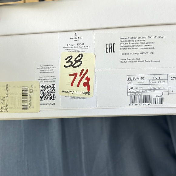 BALMAIN Sync Leather Stilettos With Pointed Toe - Picture 5 of 12